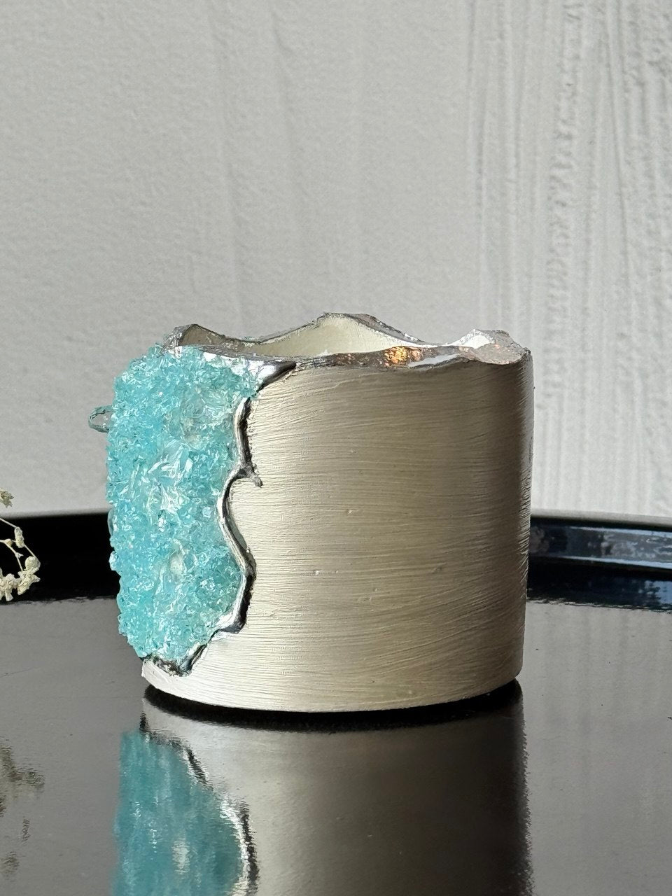 CADÈME  – Aquaz  El Yapımı Dekoratif Kap Soya Wax Mum