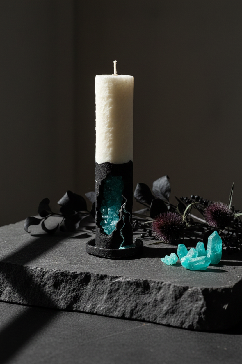 CADÈME Onix – El Yapımı Dekoratif Soya Wax Mum, yaşam tarzı çekimi