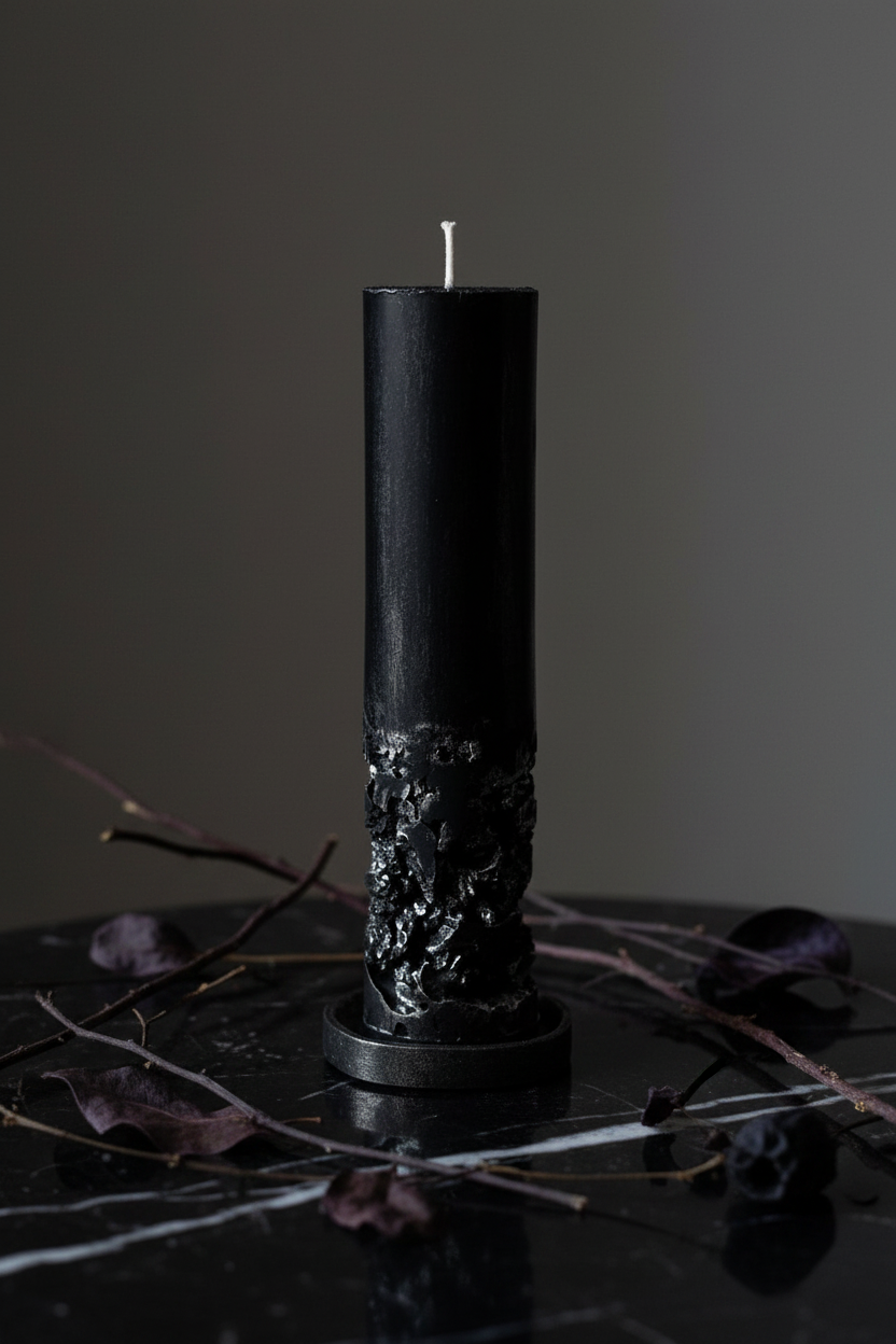 CADÈME Dark – El Yapımı Dekoratif Soya Wax Mum, yaşam tarzı çekimi