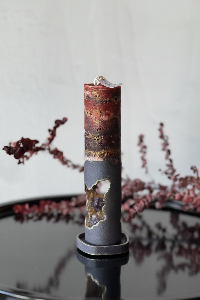 CADÈME Floral – El Yapımı Dekoratif Soya Wax Mum, yaşam tarzı çekimi