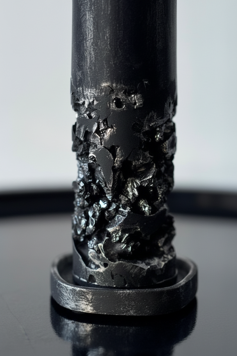CADÈME Dark – Obsidyen taş detay çekimi