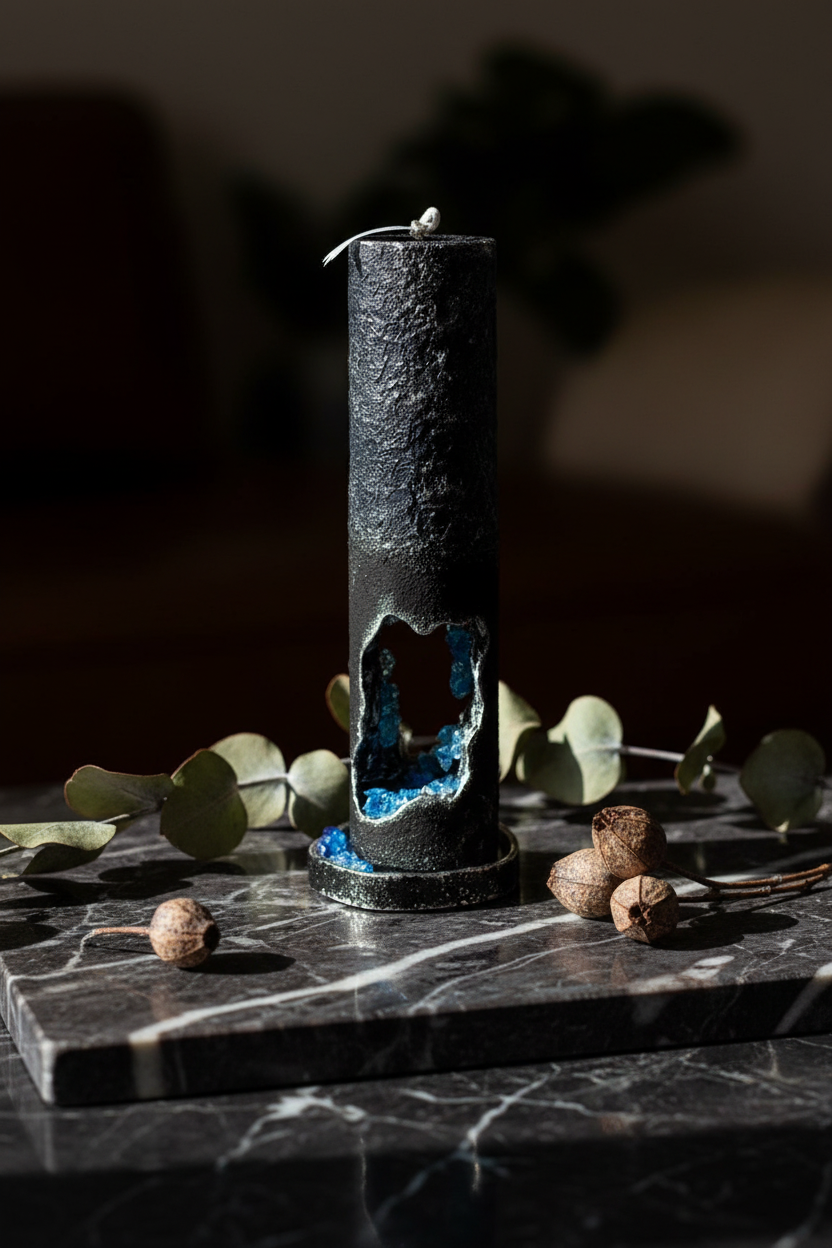 CADÈME Breez – El Yapımı Dekoratif Soya Wax Mum, yaşam tarzı çekimi