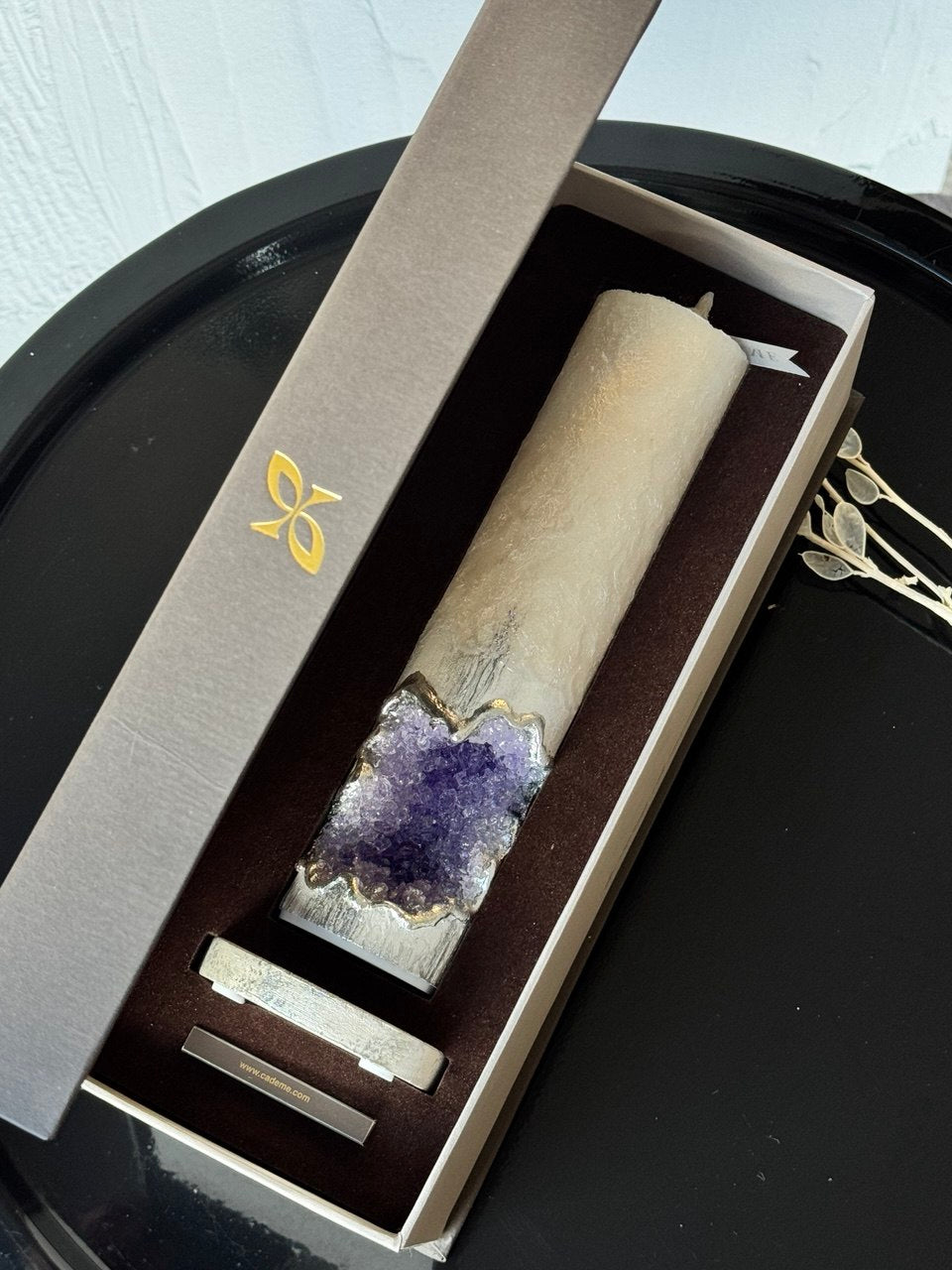 CADÈME Lilak– El Yapımı Dekoratif Soya Wax Mum