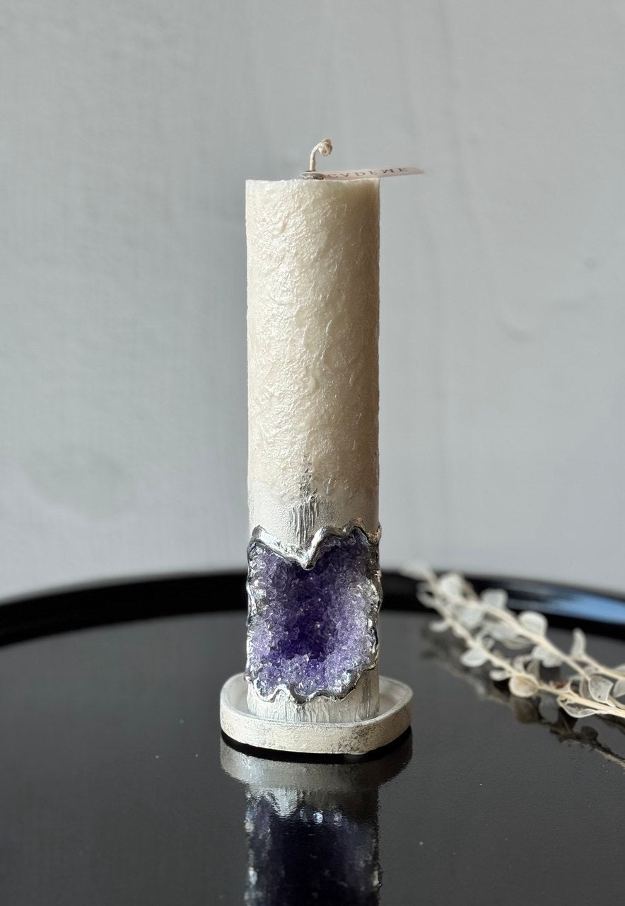 CADÈME Lilak– El Yapımı Dekoratif Soya Wax Mum
