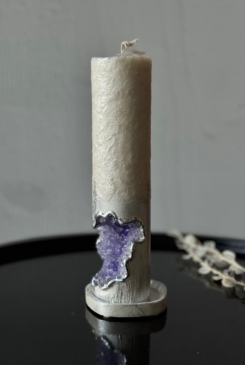 CADÈME Lilak– El Yapımı Dekoratif Soya Wax Mum